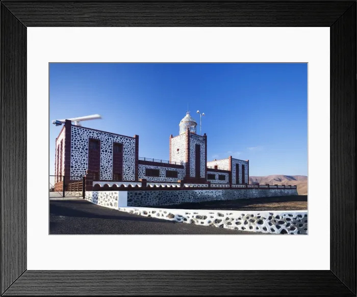 Framed Print : Lighthouse of Faro de la Entallada at Punta de la Entallada, Fuerteventura, Canary Islands, Spain, Europe Framed Print : Lighthouse of Faro de la Entallada at Punta de la Entallada, Fuerteventura, Canary Islands, Spain, Europe