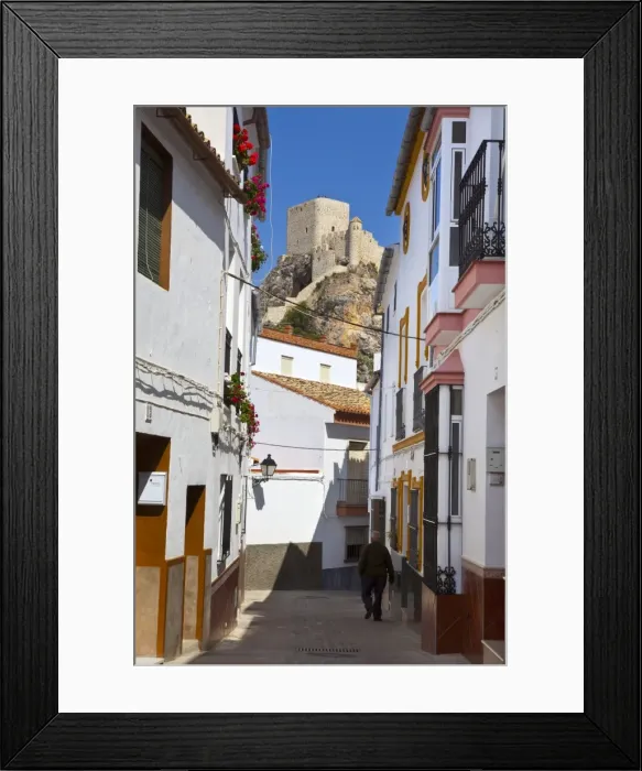 Framed Print : Moorish Tower in the hilltop village of Olvera, Olvera, Cadiz Province, Andalusia, Spain, Europe Framed Print : Moorish Tower in the hilltop village of Olvera, Olvera, Cadiz Province, Andalusia, Spain, Europe