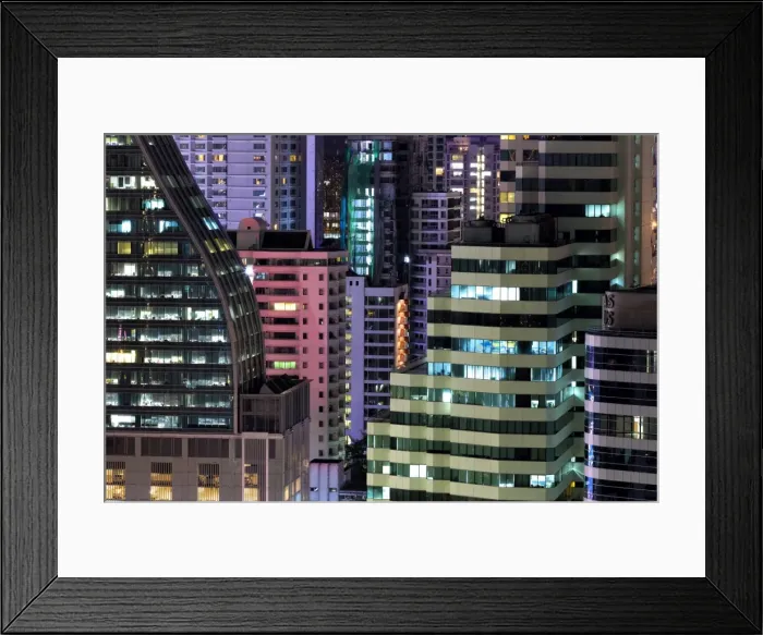 Framed Print : High rise buildings of Bangkok at night from Rembrandt Hotel and Towers, Sukhumvit 18, Bangkok, Thailand, Southeast Asia, Asia Framed Print : High rise buildings of Bangkok at night from Rembrandt Hotel and Towers, Sukhumvit 18, Bangkok, Thailand, Southeast Asia, Asia