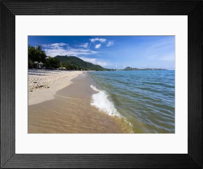 Framed Print : Waves lapping on Lamai Beach on the East Coast of Koh Samui, Thailand, Southeast Asia, Asia Framed Print : Waves lapping on Lamai Beach on the East Coast of Koh Samui, Thailand, Southeast Asia, Asia
