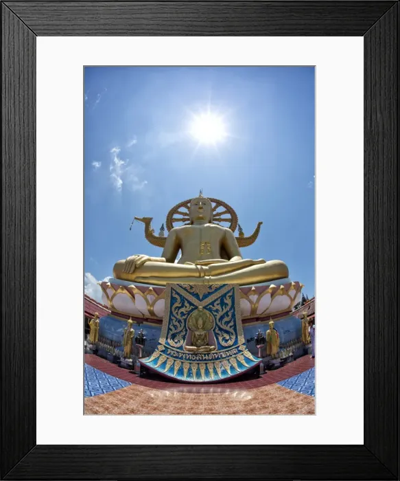 Framed Print : Big Buddha Temple (Wat Phra Yai), Koh Samui, Thailand, Southeast Asia, Asia Framed Print : Big Buddha Temple (Wat Phra Yai), Koh Samui, Thailand, Southeast Asia, Asia