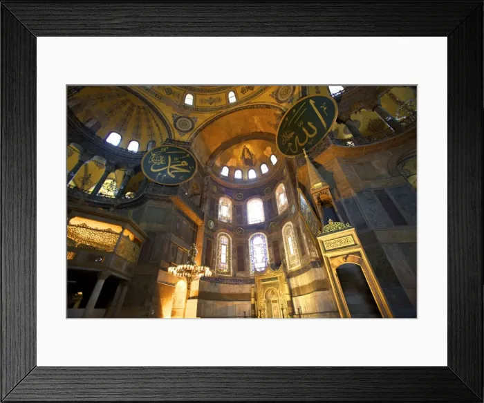 Framed Print : Interior of Hagia Sophia (Aya Sofya Mosque) (The Church of Holy Wisdom), UNESCO World Heritage Site, Istanbul, Turkey, Europe Framed Print : Interior of Hagia Sophia (Aya Sofya Mosque) (The Church of Holy Wisdom), UNESCO World Heritage Site, Istanbul, Turkey, Europe