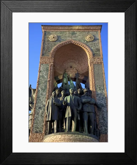 Framed Print : Republic Monument, Taksim Square, Istanbul, Turkey, Europe Framed Print : Republic Monument, Taksim Square, Istanbul, Turkey, Europe