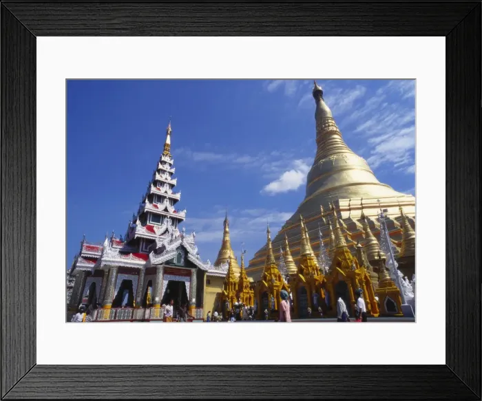 Framed Print : Shwedagon Pagoda, Rangoon, Myanmar Framed Print : Shwedagon Pagoda, Rangoon, Myanmar