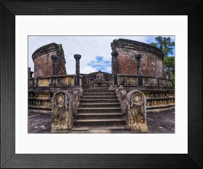 Framed Print : Vatadage (Circular Relic House), Polonnaruwa Quadrangle, UNESCO World Heritage Site, Sri Lanka, Asia Framed Print : Vatadage (Circular Relic House), Polonnaruwa Quadrangle, UNESCO World Heritage Site, Sri Lanka, Asia