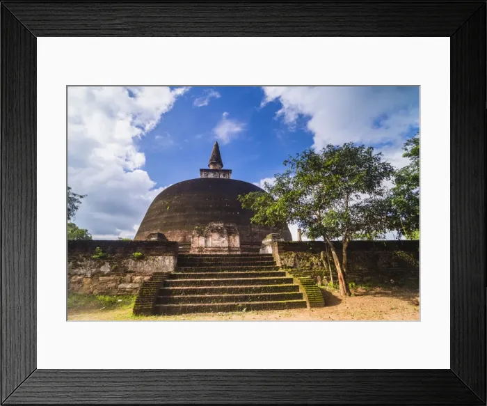 Framed Print : Rankot Vihara Dagoba, Polonnaruwa, UNESCO World Heritage Site, Sri Lanka, Asia Framed Print : Rankot Vihara Dagoba, Polonnaruwa, UNESCO World Heritage Site, Sri Lanka, Asia