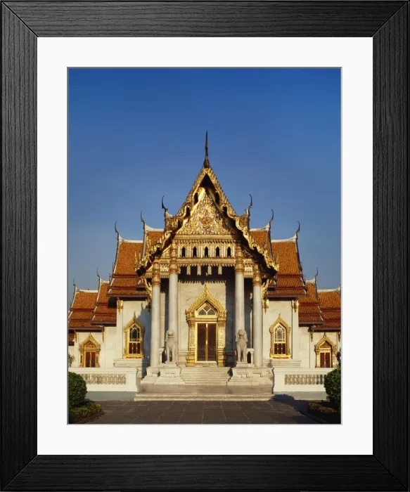 Framed Print : Wat Benchamabophit Dusitwanaram, Bangkok, Thailand Framed Print : Wat Benchamabophit Dusitwanaram, Bangkok, Thailand