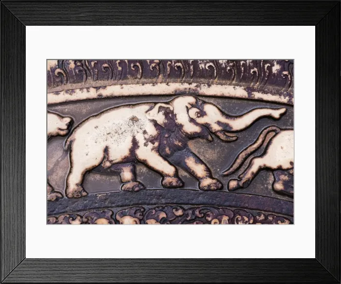 Framed Print : Elephant carving on a moonstone at the Abhayagiri Monastery, Anuradhapura, UNESCO World Heritage Site, Sri Lanka, Asia Framed Print : Elephant carving on a moonstone at the Abhayagiri Monastery, Anuradhapura, UNESCO World Heritage Site, Sri Lanka, Asia