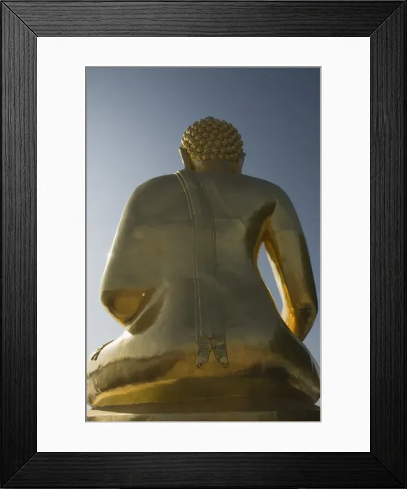 Framed Print : Huge Golden Buddha, Sop Rouk, Golden triangle, Thailand Framed Print : Huge Golden Buddha, Sop Rouk, Golden triangle, Thailand