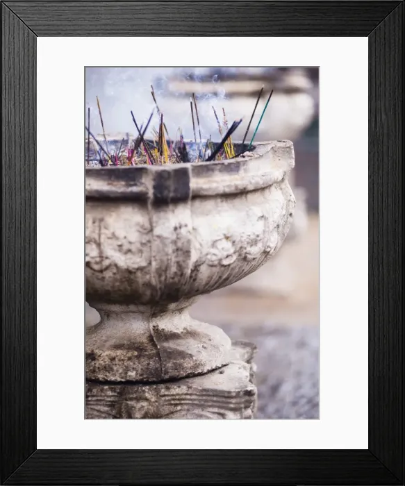 Framed Print : Incense at Sri Maha Bodhi, Mahavihara (The Great Monastery), Anuradhapura, Sri Lanka, Asia Framed Print : Incense at Sri Maha Bodhi, Mahavihara (The Great Monastery), Anuradhapura, Sri Lanka, Asia