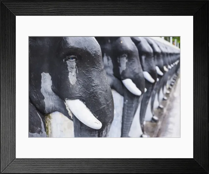 Framed Print : Elephant statues at Ruvanvelisaya Dagoba in the Mahavihara (The Great Monastery), Anuradhapura, UNESCO World Heritage Site, Sri Lanka, Asia Framed Print : Elephant statues at Ruvanvelisaya Dagoba in the Mahavihara (The Great Monastery), Anuradhapura, UNESCO World Heritage Site, Sri Lanka, Asia