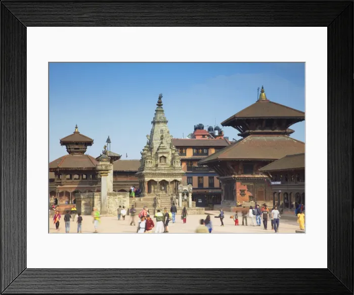 Framed Print : Durbar Square, Bhaktapur, UNESCO World Heritage Site, Kathmandu Valley, Nepal, Asia Framed Print : Durbar Square, Bhaktapur, UNESCO World Heritage Site, Kathmandu Valley, Nepal, Asia