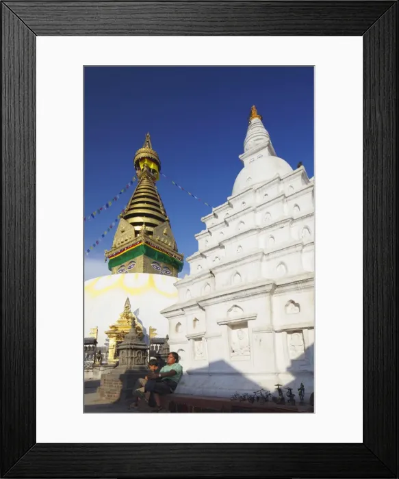 Framed Print : Swayambhunath Stupa, UNESCO World Heritage Site, Kathmandu, Nepal, Asia Framed Print : Swayambhunath Stupa, UNESCO World Heritage Site, Kathmandu, Nepal, Asia