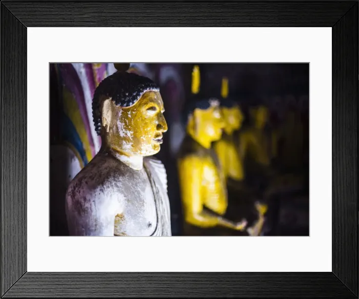 Framed Print : Buddha statues in Cave 4 (Western Cave), Dambulla Cave Temples, UNESCO World Heritage Site, Dambulla, Central Province, Sri Lanka, Asia Framed Print : Buddha statues in Cave 4 (Western Cave), Dambulla Cave Temples, UNESCO World Heritage Site, Dambulla, Central Province, Sri Lanka, Asia