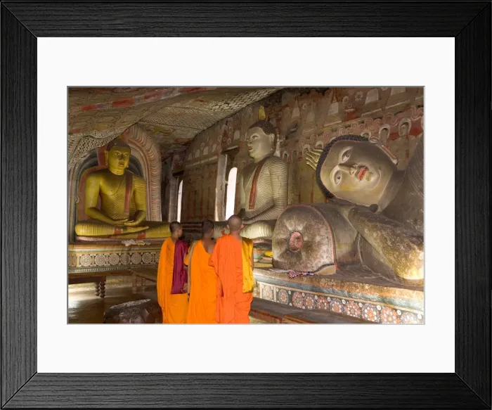Framed Print : Maharaja Viharaya Cave (Temple of the King), Golden Temple, Cave Temples, UNESCO World Heritage Site, Dambulla, Sri Lanka, Asia Framed Print : Maharaja Viharaya Cave (Temple of the King), Golden Temple, Cave Temples, UNESCO World Heritage Site, Dambulla, Sri Lanka, Asia