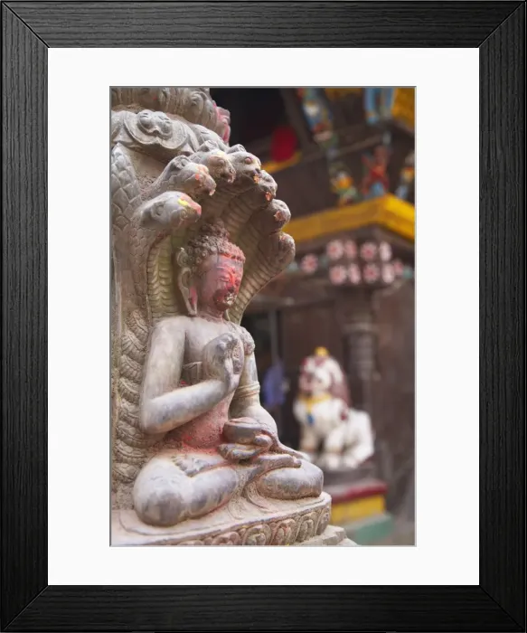 Framed Print : Statue at Bhimsen Temple, Kathmandu, Nepal, Asia Framed Print : Statue at Bhimsen Temple, Kathmandu, Nepal, Asia