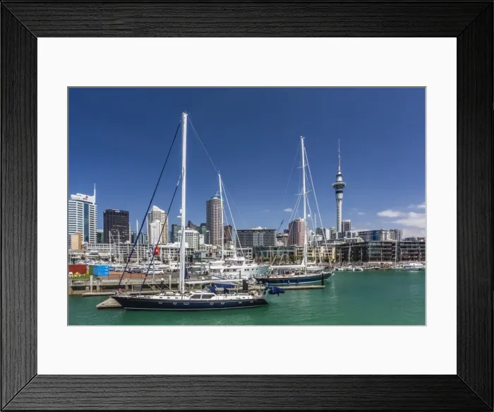 Framed Print : View of the city of Auckland from Auckland Harbour, North Island, New Zealand, Pacific Framed Print : View of the city of Auckland from Auckland Harbour, North Island, New Zealand, Pacific