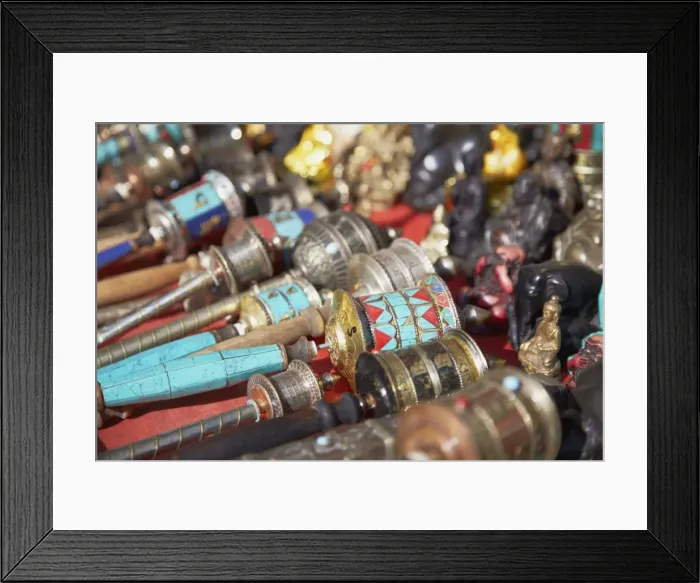 Framed Print : Souvenirs at Swayambhunath Stupa, UNESCO World Heritage Site, Kathmandu, Nepal, Asia Framed Print : Souvenirs at Swayambhunath Stupa, UNESCO World Heritage Site, Kathmandu, Nepal, Asia
