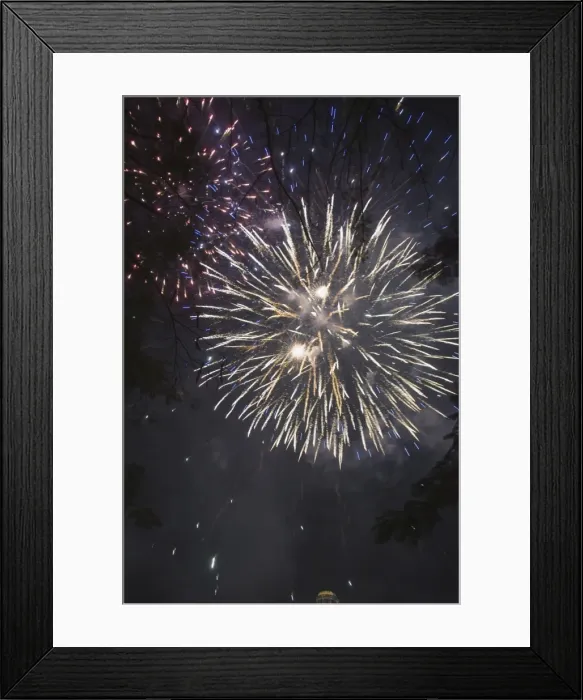 Framed Print : Fireworks Framed Print : Fireworks