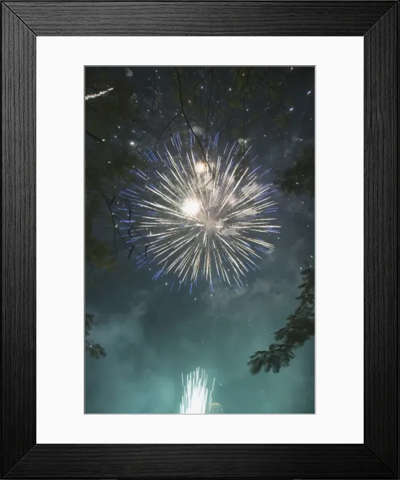 Framed Print : Fireworks Framed Print : Fireworks