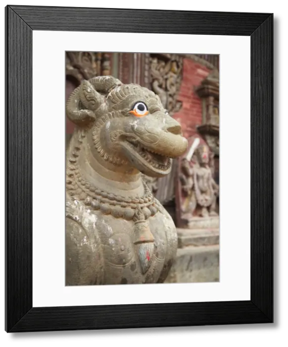 Framed Print : Statue at Changu Narayan Temple, Bhaktapur, UNESCO World Heritage Site, Kathmandu Valley, Nepal, Asia Framed Print : Statue at Changu Narayan Temple, Bhaktapur, UNESCO World Heritage Site, Kathmandu Valley, Nepal, Asia