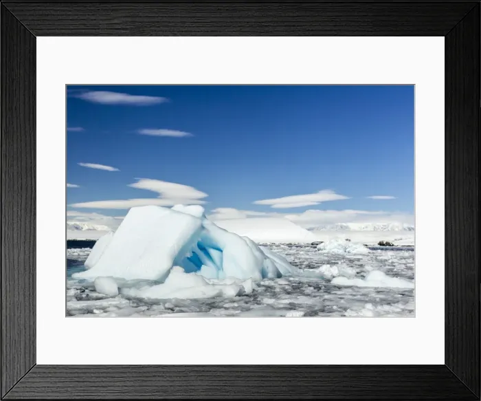 Framed Print : Huge iceberg in Mickelson Harbor, western side of the Antarctic Peninsula, Southern Ocean, Polar Regions Framed Print : Huge iceberg in Mickelson Harbor, western side of the Antarctic Peninsula, Southern Ocean, Polar Regions