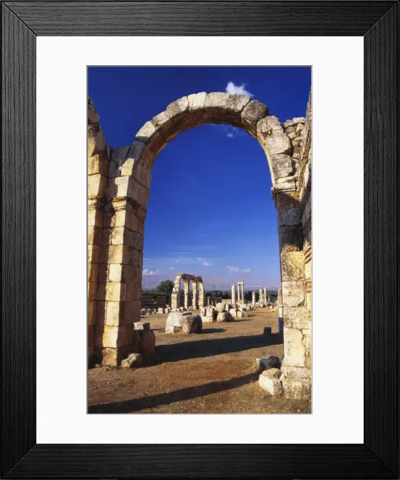 Framed Print : Umayyad Ruins, Anjar, Lebanon Framed Print : Umayyad Ruins, Anjar, Lebanon