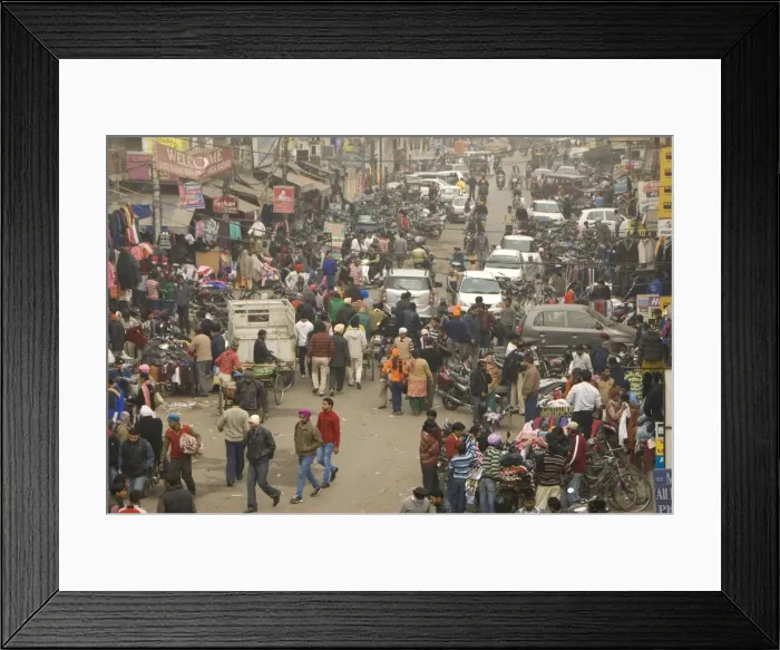 Framed Print : Street market, Amritsar. Punjab, India, Asia Framed Print : Street market, Amritsar. Punjab, India, Asia