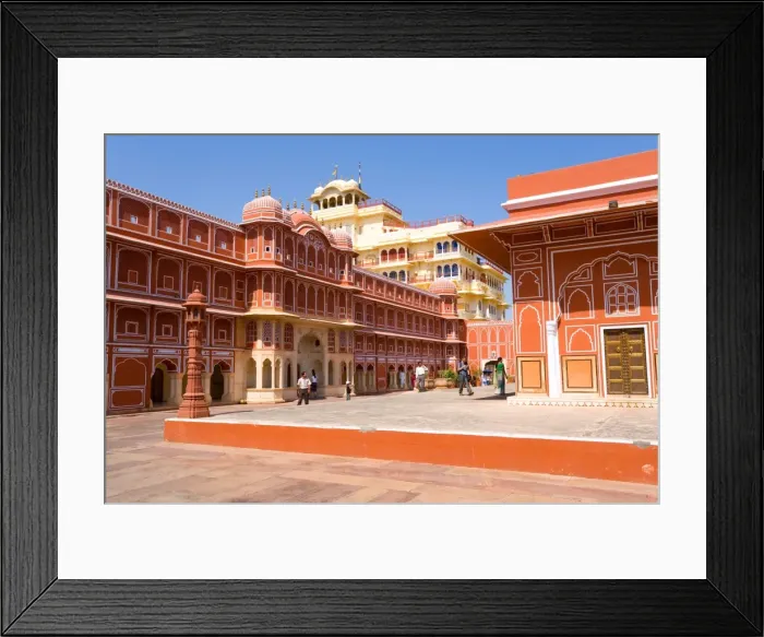 Framed Print : The City Palace in the heart of the old city, Jaipur, Rajasthan, India, Asia