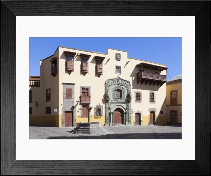 Framed Print : Casa de Colon, Vegueta Old Town, Las Palmas, Gran Canaria, Canary Islands, Spain, Europe Framed Print : Casa de Colon, Vegueta Old Town, Las Palmas, Gran Canaria, Canary Islands, Spain, Europe