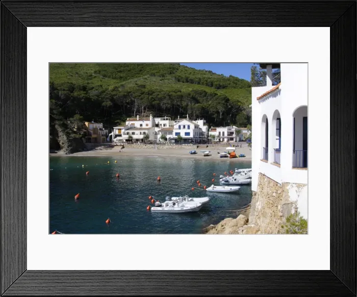 Framed Print : The beautiful cove of Sa Tuna, near Begur, Costa Brava, Catalonia, Spain, Mediterranean, Europe Framed Print : The beautiful cove of Sa Tuna, near Begur, Costa Brava, Catalonia, Spain, Mediterranean, Europe