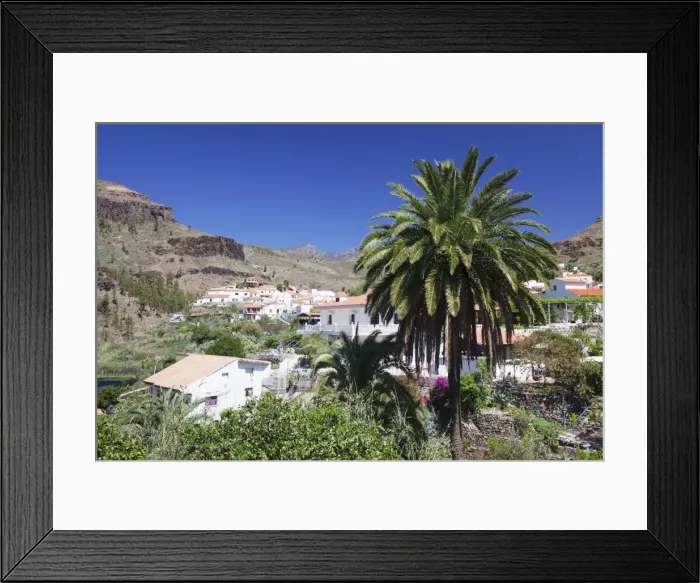 Framed Print : Fataga, Gran Canaria, Canary Islands, Spain, Europe Framed Print : Fataga, Gran Canaria, Canary Islands, Spain, Europe