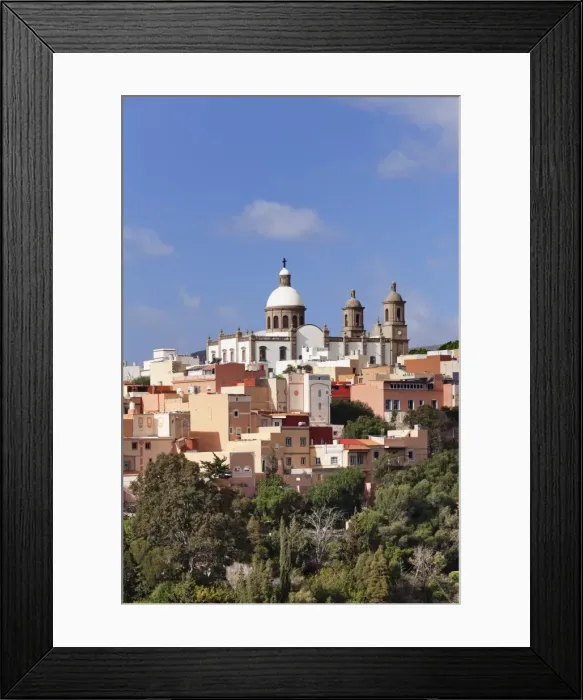 Framed Print : San Sebastian church, Aguimes, Gran Canaria, Canary Islands, Spain, Europe Framed Print : San Sebastian church, Aguimes, Gran Canaria, Canary Islands, Spain, Europe