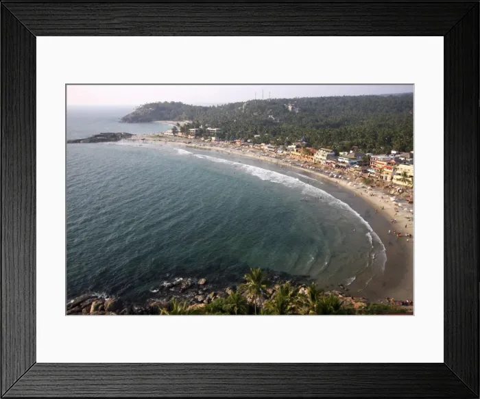 Framed Print : Kovalam Beach, Trivandrum, Kerala, India, Asia Framed Print : Kovalam Beach, Trivandrum, Kerala, India, Asia