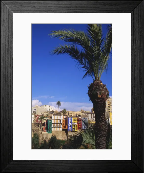Framed Print : Villajoyosa, Comunidad Valenciana, Costa Blanca, Spain Framed Print : Villajoyosa, Comunidad Valenciana, Costa Blanca, Spain