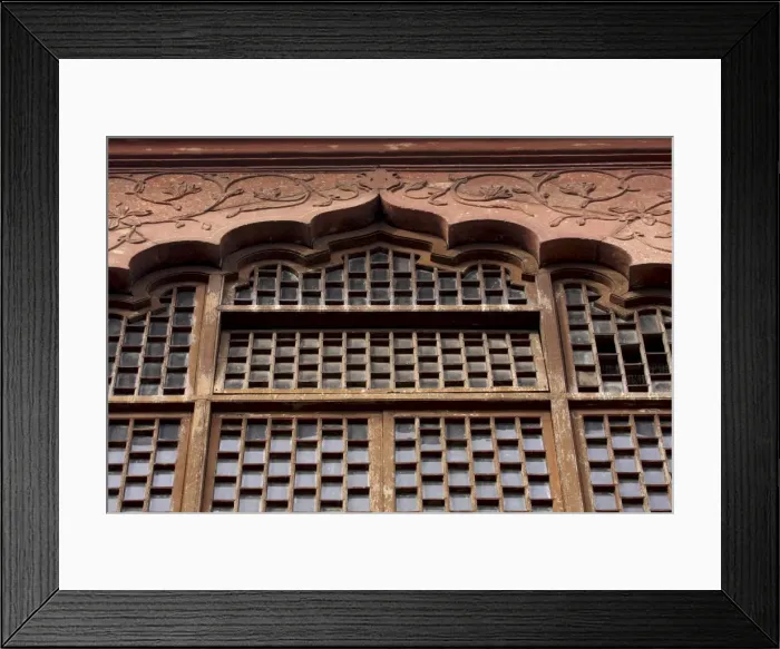 Framed Print : Mughal architecture, Delhi, India, Asia Framed Print : Mughal architecture, Delhi, India, Asia