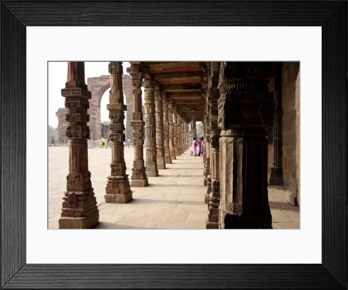 Framed Print : Qutub complex, UNESCO World Heritage Site, Delhi, India, Asia Framed Print : Qutub complex, UNESCO World Heritage Site, Delhi, India, Asia