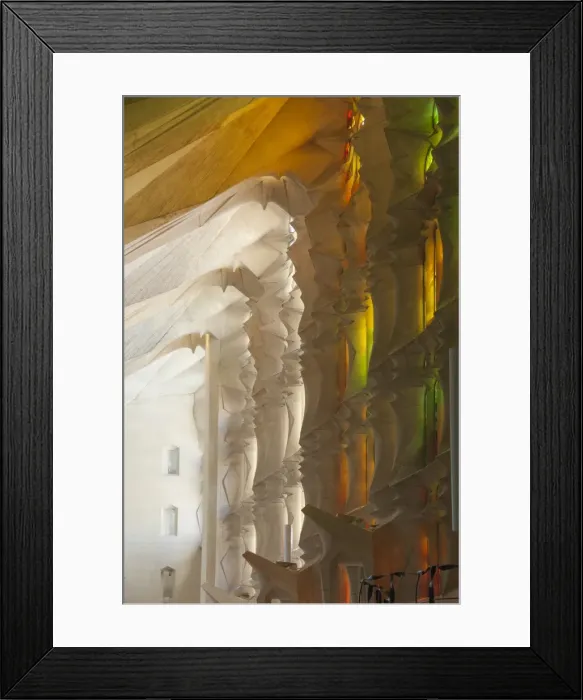 Framed Print : Sunlight through stained glass, Sagrada Familia, Barcelona, Catalunya, Spain, Europe Framed Print : Sunlight through stained glass, Sagrada Familia, Barcelona, Catalunya, Spain, Europe