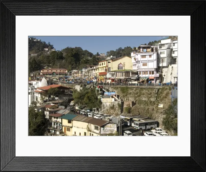 Framed Print : Gandhi Chowk, Mussoorie, hill station above Dehra Dun, Uttarakhand, Garwhal Himalaya, India, Asia Framed Print : Gandhi Chowk, Mussoorie, hill station above Dehra Dun, Uttarakhand, Garwhal Himalaya, India, Asia