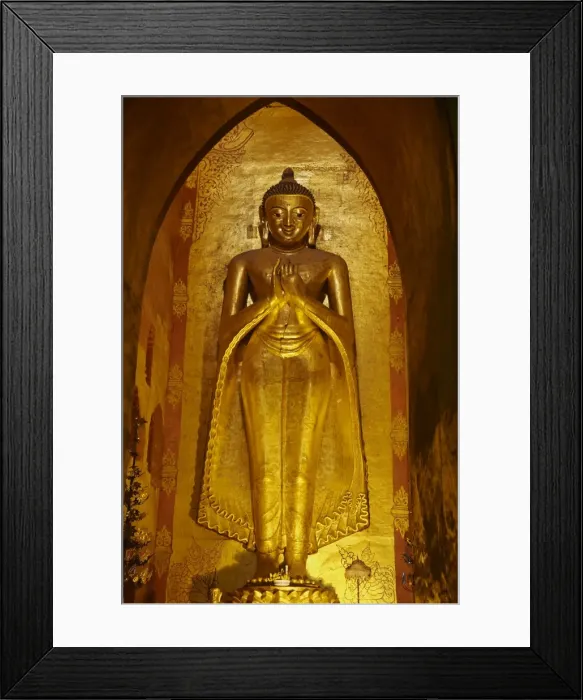 Framed Print : Statue of the Buddha, Patho Ananda temple, Bagan (Pagan), Myanmar (Burma), Asia Framed Print : Statue of the Buddha, Patho Ananda temple, Bagan (Pagan), Myanmar (Burma), Asia