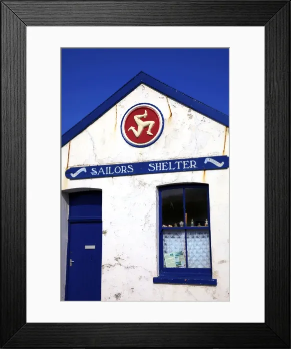 Framed Print : Historic Building, Peel, Isle of Man, Europe Framed Print : Historic Building, Peel, Isle of Man, Europe