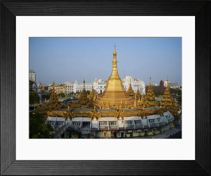 Framed Print : Sule Paya, Yangon (Rangoon), Myanmar (Burma), Asia Framed Print : Sule Paya, Yangon (Rangoon), Myanmar (Burma), Asia