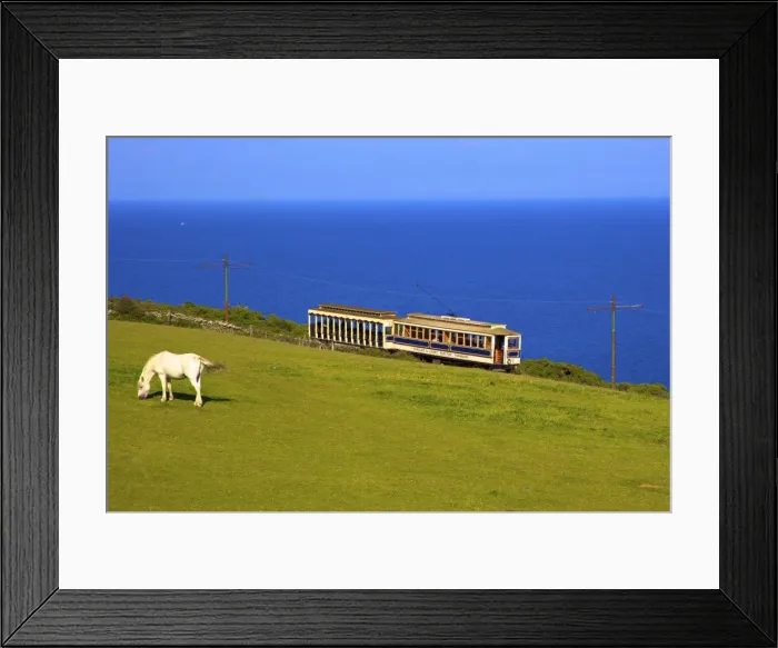 Framed Print : Manx Electric Railway, Isle of Man, Europe Framed Print : Manx Electric Railway, Isle of Man, Europe