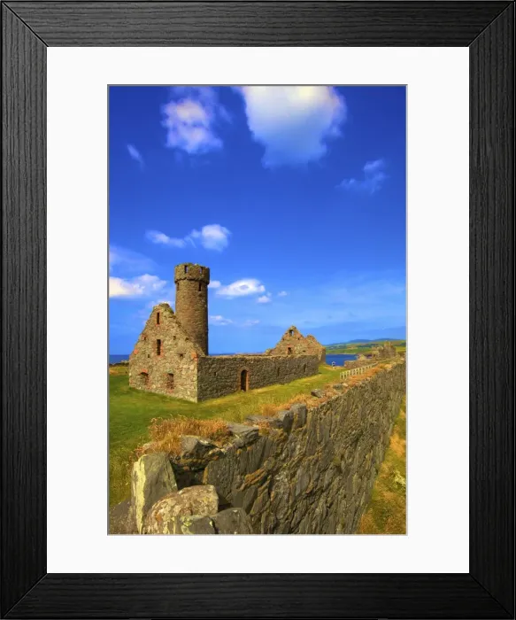 Framed Print : Original Peel Cathedral, Peel Castle, St. Patricks Isle, Isle of Man, Europe Framed Print : Original Peel Cathedral, Peel Castle, St. Patricks Isle, Isle of Man, Europe