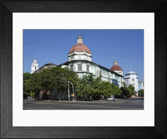 Framed Print : Customs House, built in 1915, Strand Road, Yangon (Rangoon), Yangon Region, Myanmar (Burma), Asia Framed Print : Customs House, built in 1915, Strand Road, Yangon (Rangoon), Yangon Region, Myanmar (Burma), Asia