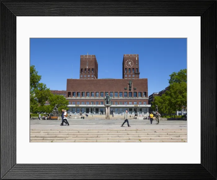 Framed Print : Radhuset (Town Hall), Oslo, Norway, Scandinavia, Europe Framed Print : Radhuset (Town Hall), Oslo, Norway, Scandinavia, Europe