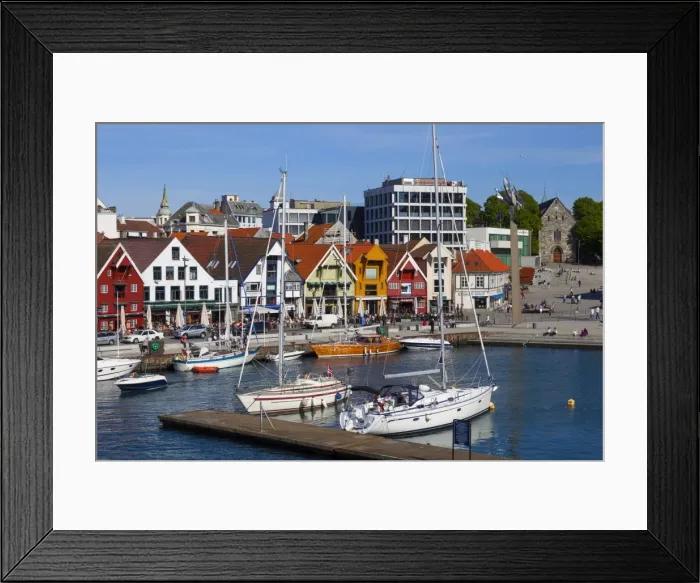 Framed Print : Stavangers picturesque harbor, Stavanger, Rogaland, Norway, Scandinavia, Europe Framed Print : Stavangers picturesque harbor, Stavanger, Rogaland, Norway, Scandinavia, Europe