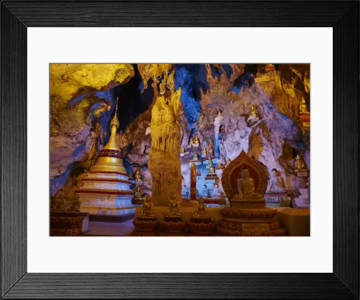 Framed Print : Interior, Shwe Oo Min natural Buddhist cave pagoda, Pindaya, Shan State, Myanmar (Burma), Asia Framed Print : Interior, Shwe Oo Min natural Buddhist cave pagoda, Pindaya, Shan State, Myanmar (Burma), Asia