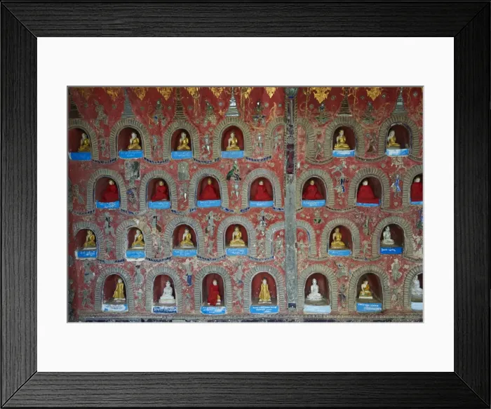 Framed Print : Shweyanpyay monastery, Inle Lake, Shan State, Myanmar (Burma), Asia