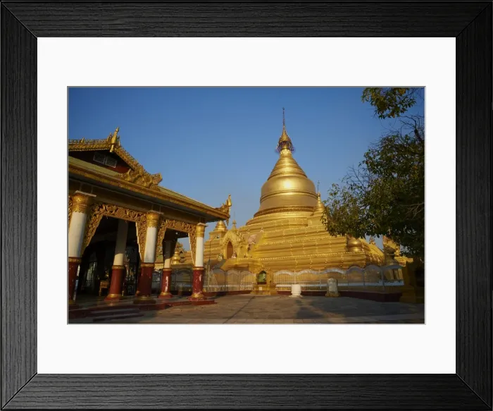 Framed Print : Kuthodaw temple and monastery, Mandalay, Myanmar (Burma), Asia Framed Print : Kuthodaw temple and monastery, Mandalay, Myanmar (Burma), Asia
